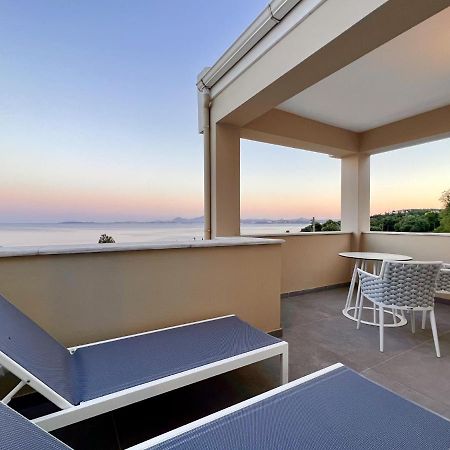 Luxury Villa Barbati Sun With Private Pool By Dadovillas Buitenkant foto