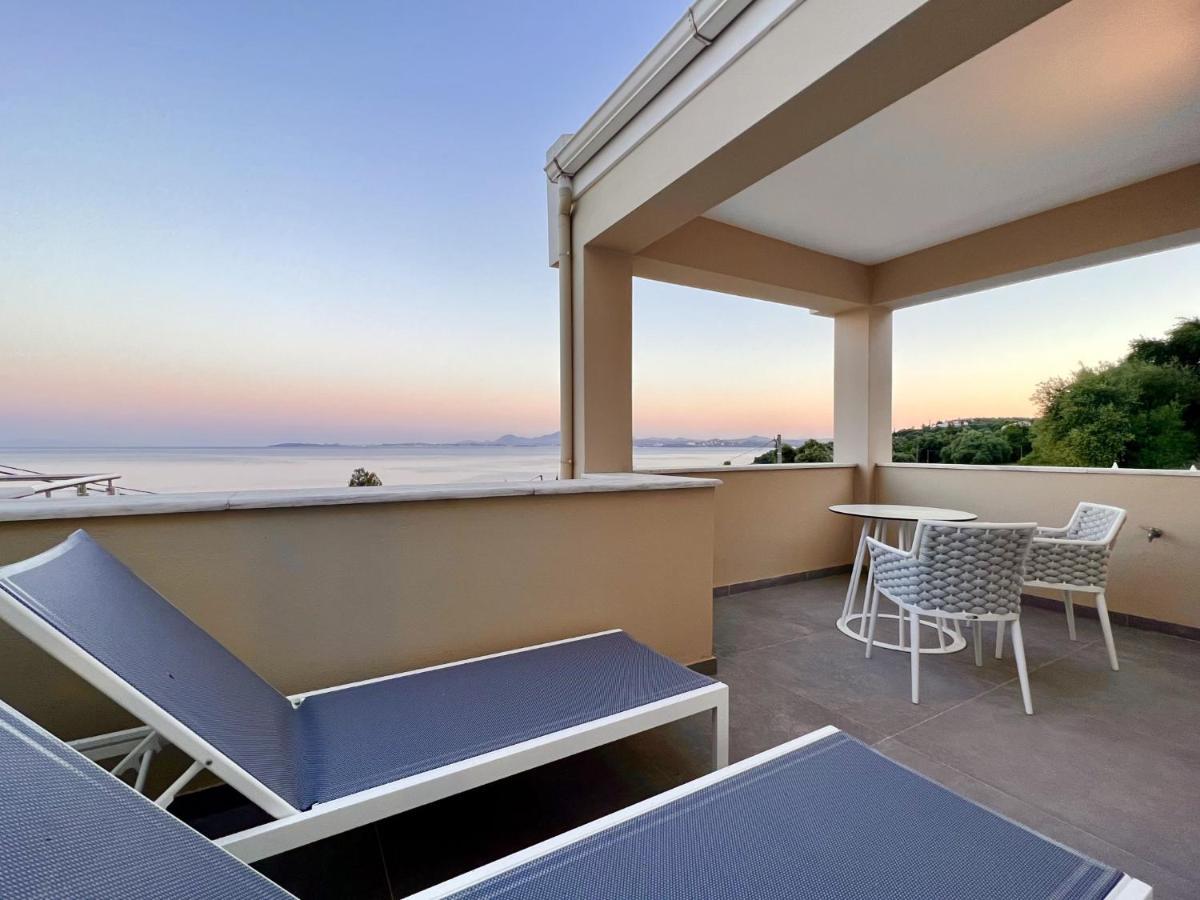Luxury Villa Barbati Sun With Private Pool By Dadovillas Buitenkant foto