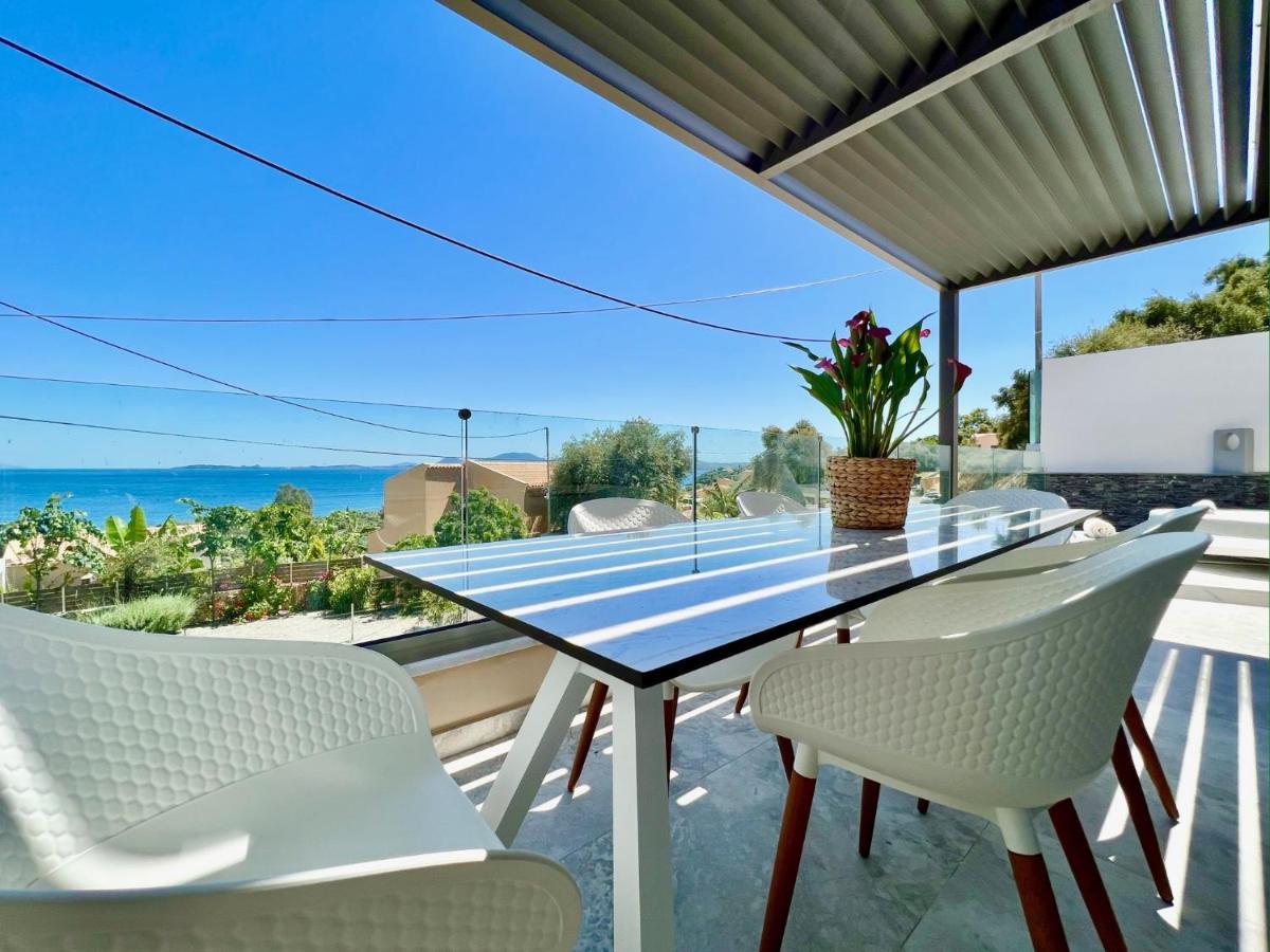 Luxury Villa Barbati Sun With Private Pool By Dadovillas Buitenkant foto