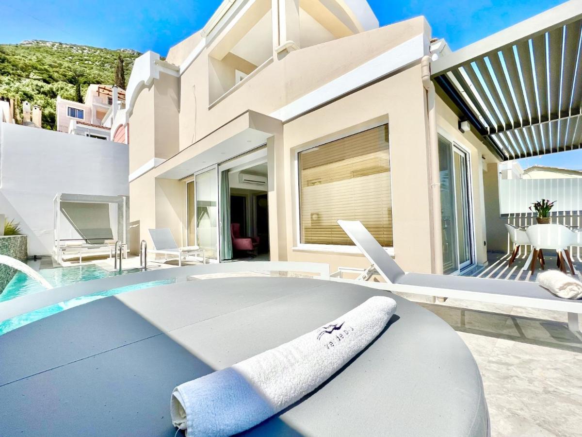 Luxury Villa Barbati Sun With Private Pool By Dadovillas Buitenkant foto