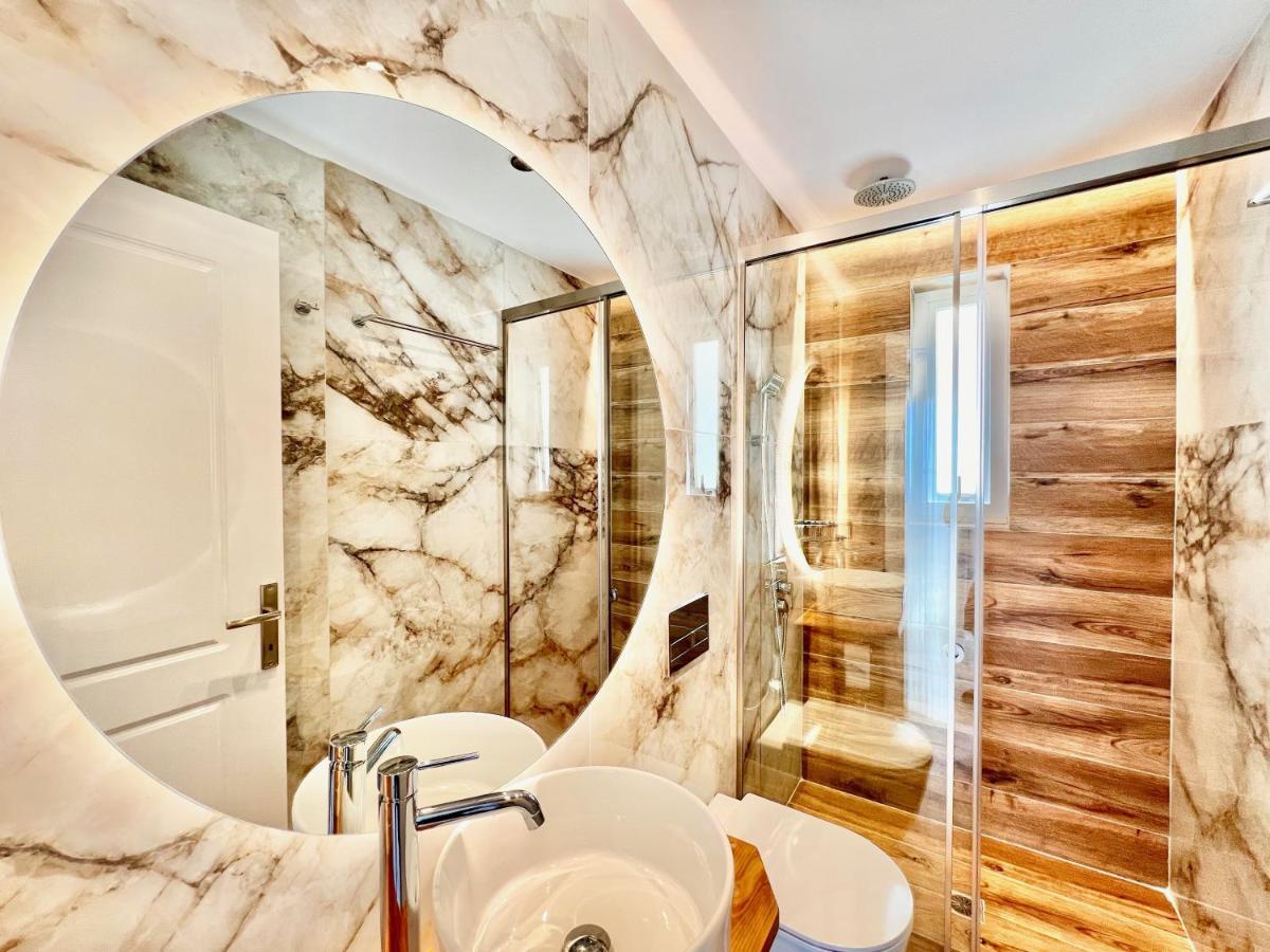 Luxury Villa Barbati Sun With Private Pool By Dadovillas Buitenkant foto